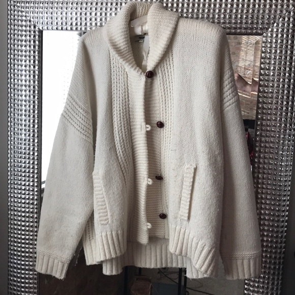 Madewell Sweaters - Madewell Cream Fisherman’s Sweater